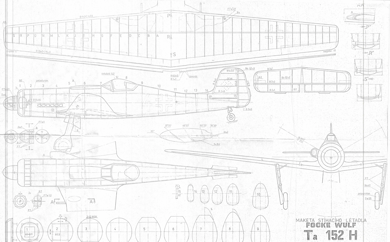 Ta 152h Hummingbird Model Products