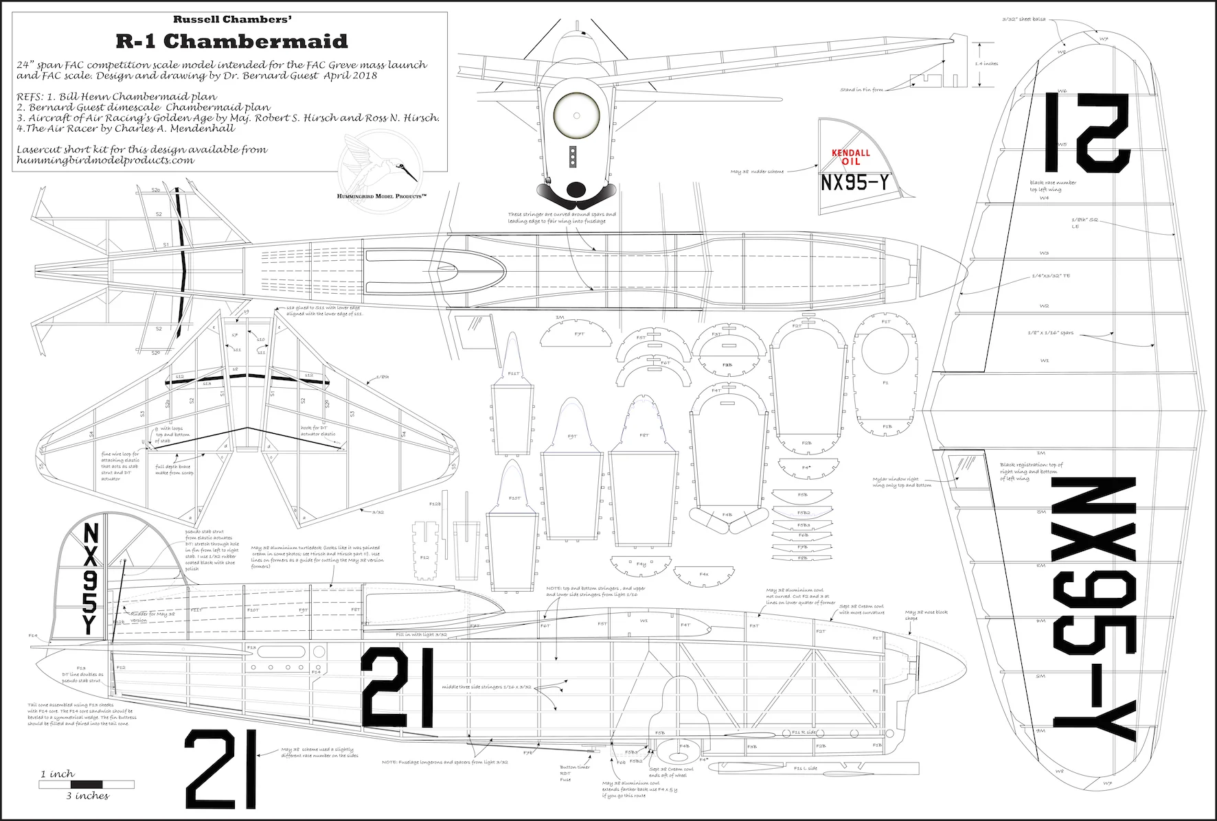 24" Chambermaid Paper plan