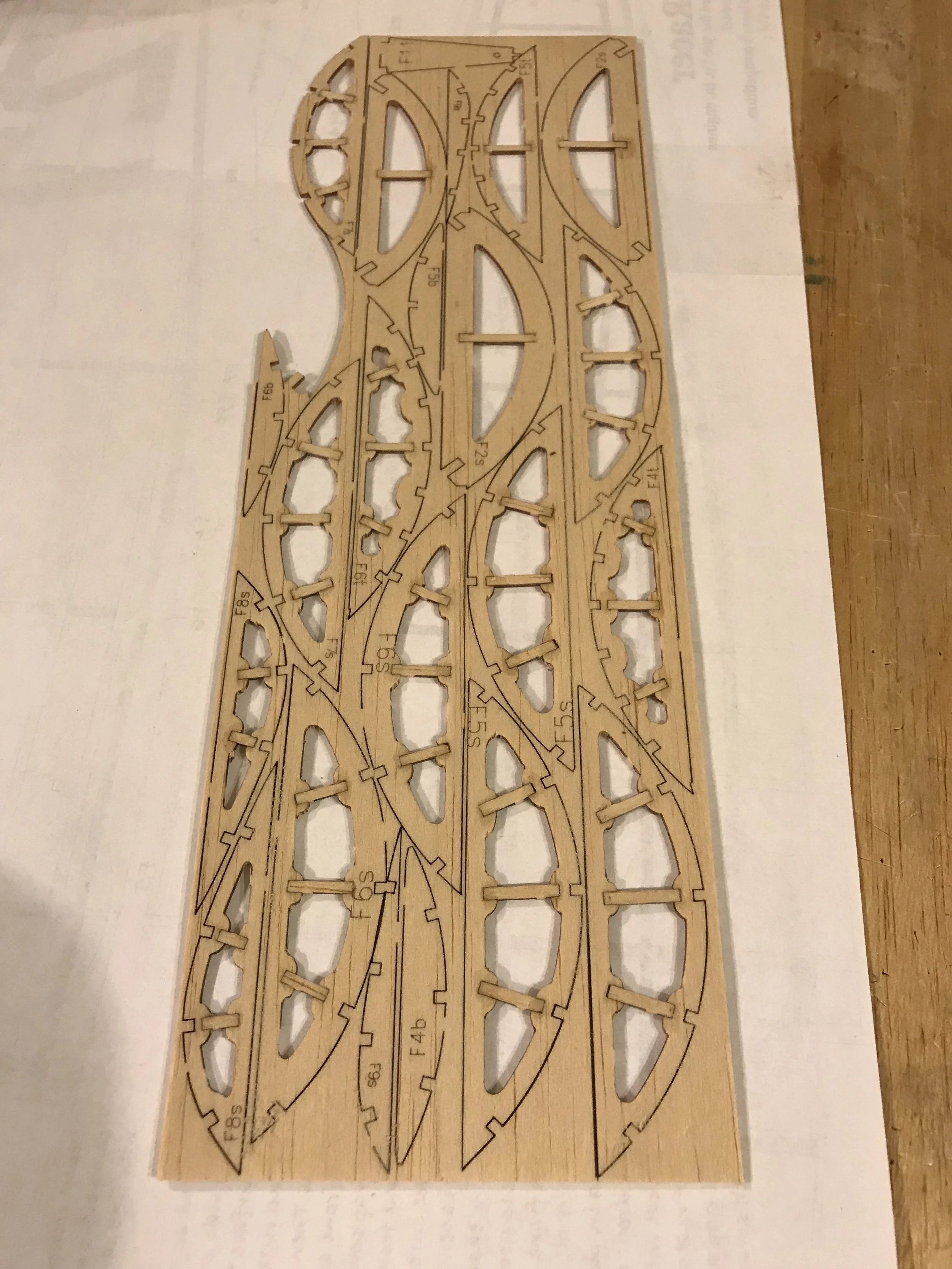 assemble formers in carrier sheet