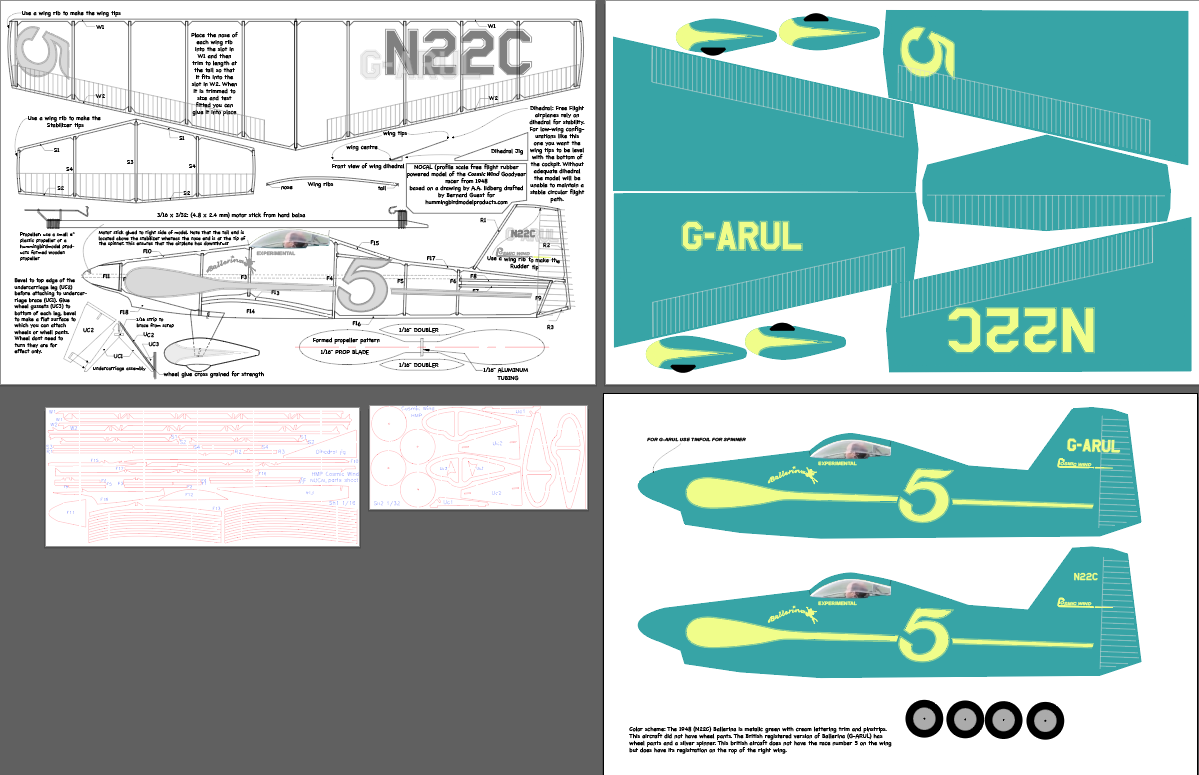 Cosmic Wind Nocal — Hummingbird Model Products