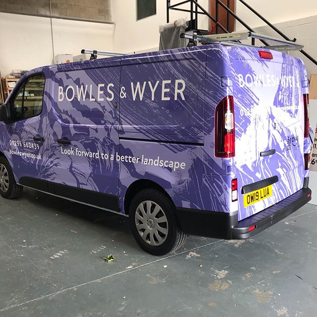 Another wrap just finished for #bowlesandwyer #vehiclewraps