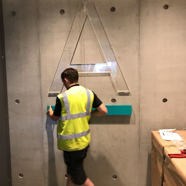 Install ongoing for Alpha FX, putting some finishing touches to  their office fit out! What an office!
Big thanks to Morgan &amp; Rachel