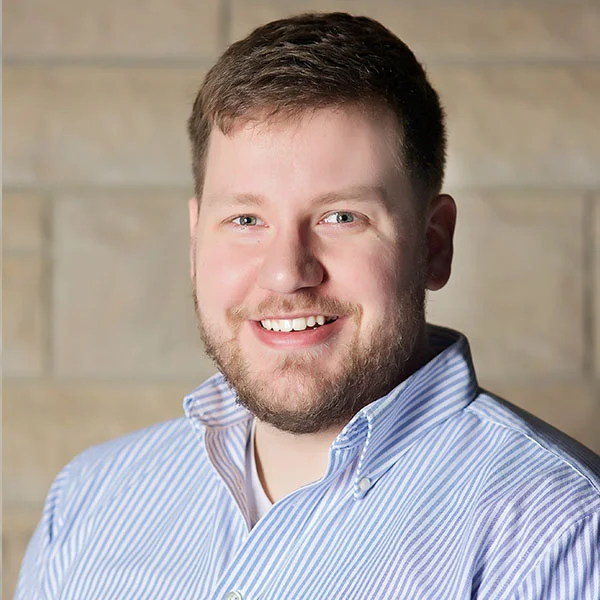James Downing - Worship Minister James was born and raised in Portland, Oregon. He moved to the midwest in 2007 to attend Ozark Christian College where he fell in love with Worship Ministry and his wife, Morgan. James and Morgan have two little girls, Norah and Mia, who are only 15 months apart! His passion is seeing families and generations worship our God together. James enjoys spending time outside playing disc golf and just recently got his first hole in one!