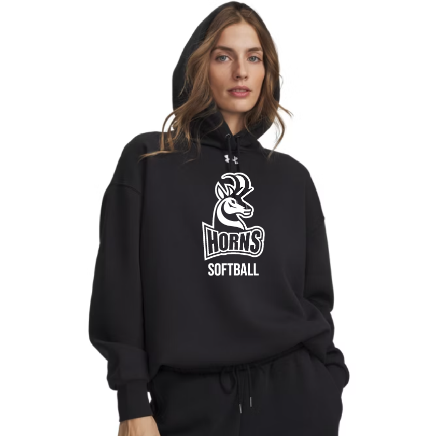 Horns Softball - UA Women's Icon Fleece Hoodie - 6014214-001