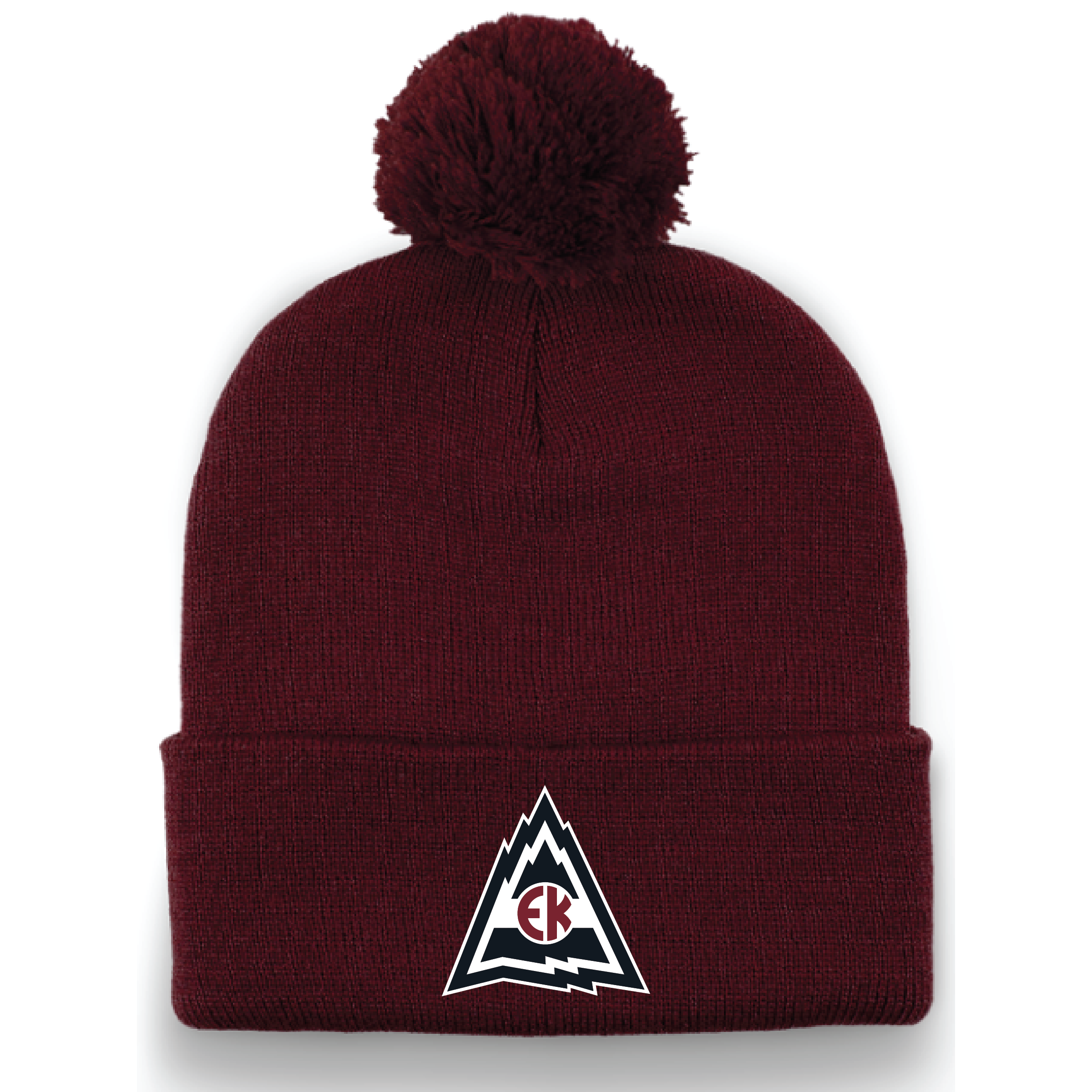 EK Avs - DML Toque with Pom - DK54/Maroon