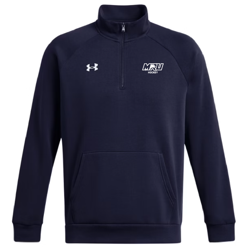 MRUWH - UA Men's Rival Fleece 1/4 Zip - 1386016-410