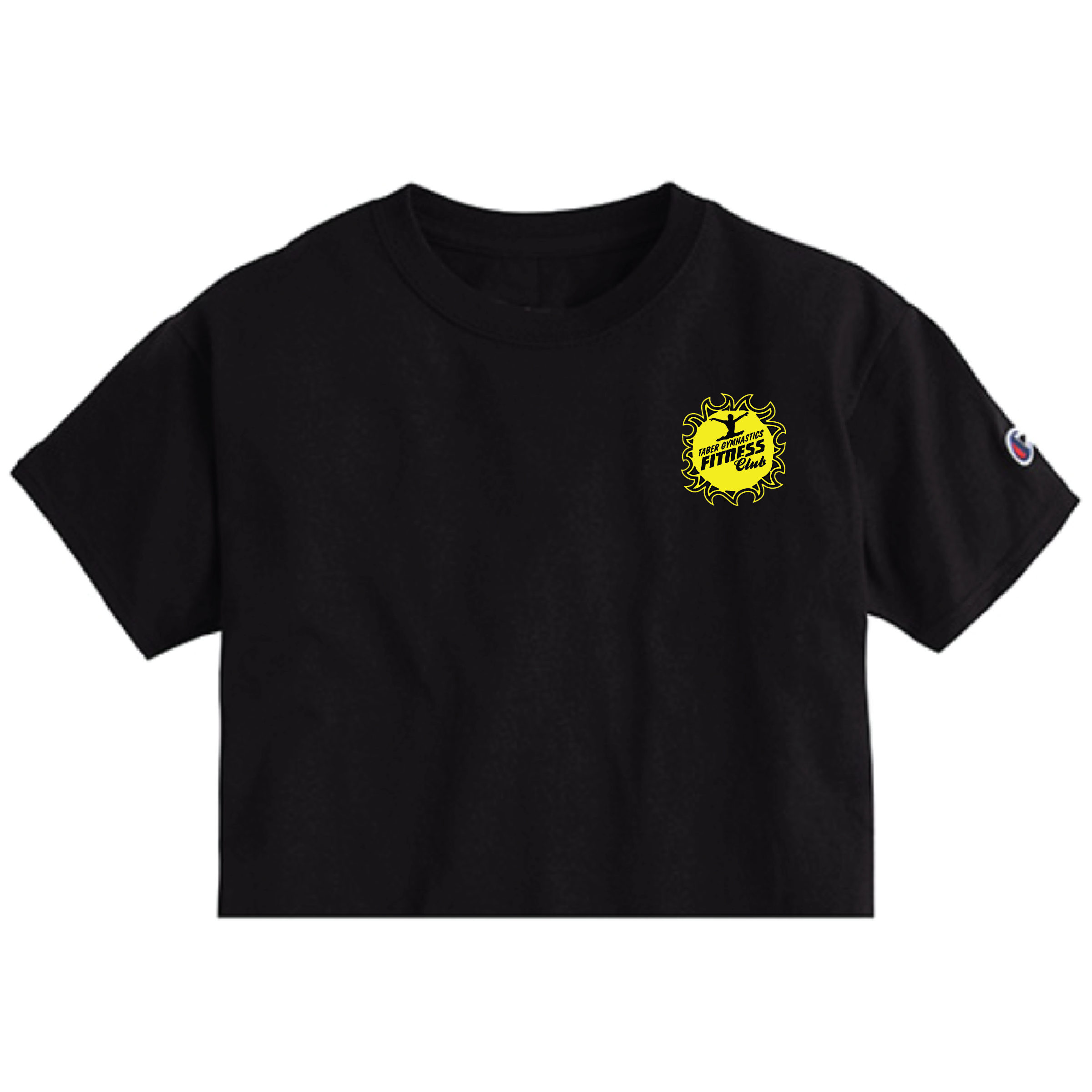 Gymnastics - Champion Women's Cropped Tee - T425C/Black