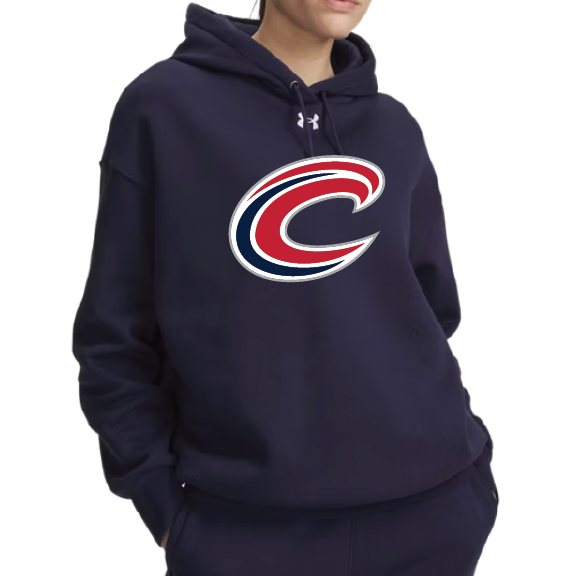 Cyclones - UA Women's Icon Fleece Hoodie - 6014214-410