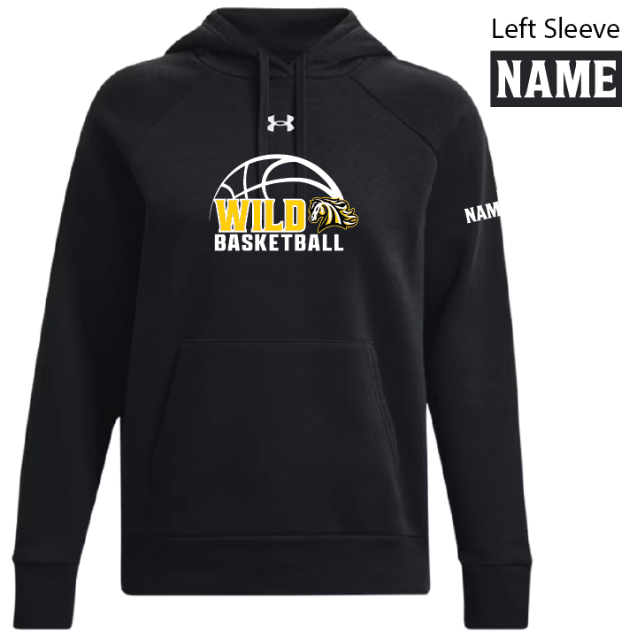 PWBB - UA Women's Rival Fleece Hoodie - 1379500-001 (Name)