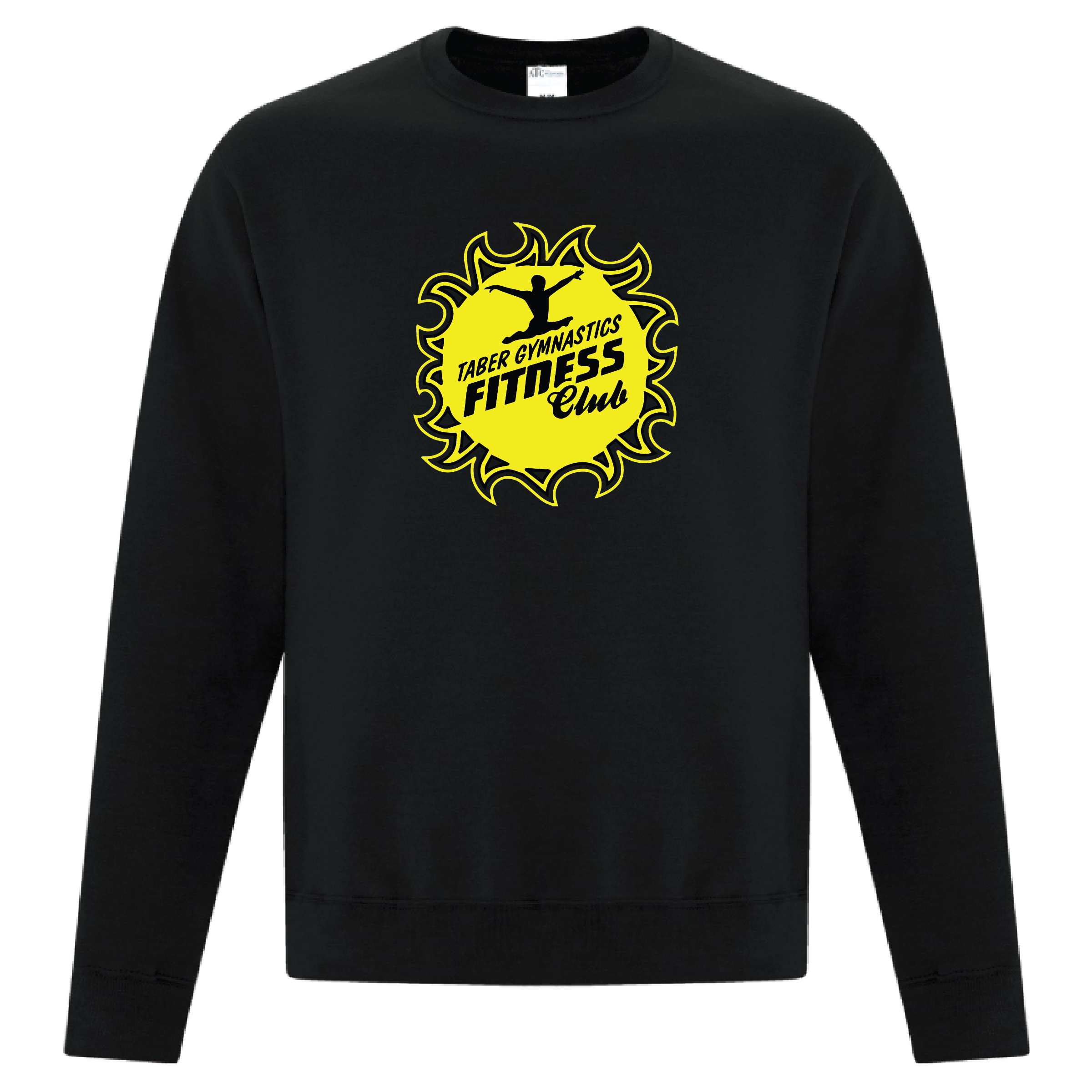Gymnastics - ATC Adult Fleece Crew Sweater - ATCF2400/Black