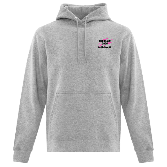 Claw - ATC Adult Everyday Fleece Hoodie - ATCF2500/Athletic Heather (Front/Back)
