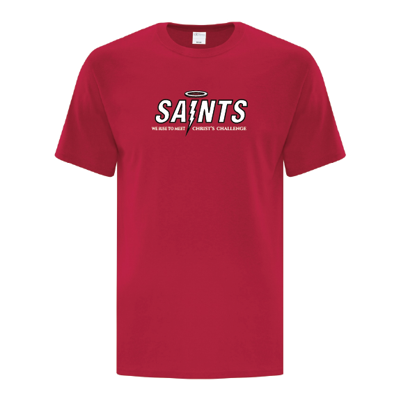 Saints - ATC Adult Everyday Cotton Tee - ATC1000/Red