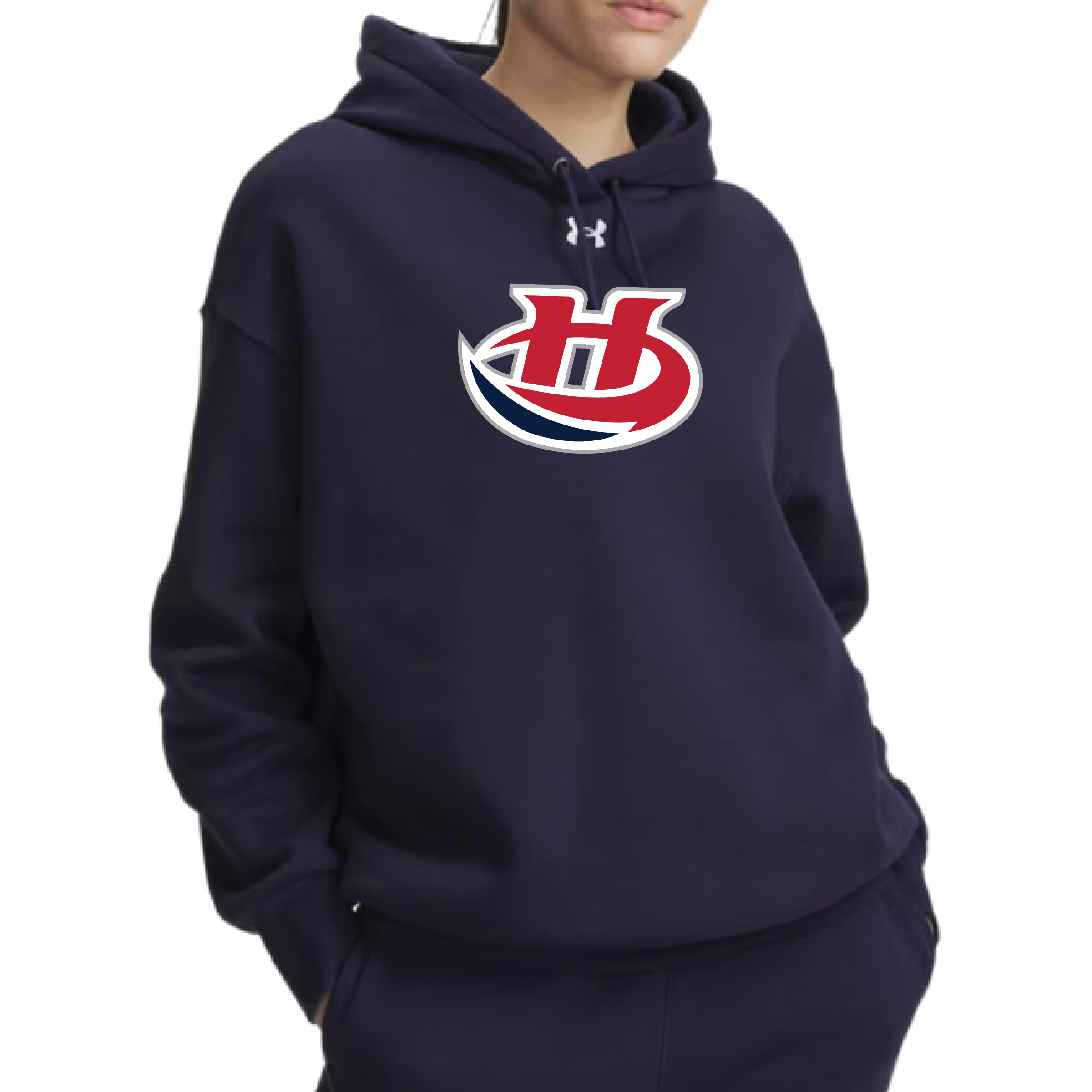 Hurricanes - UA Women's Icon Fleece Hoodie - 6014214-410