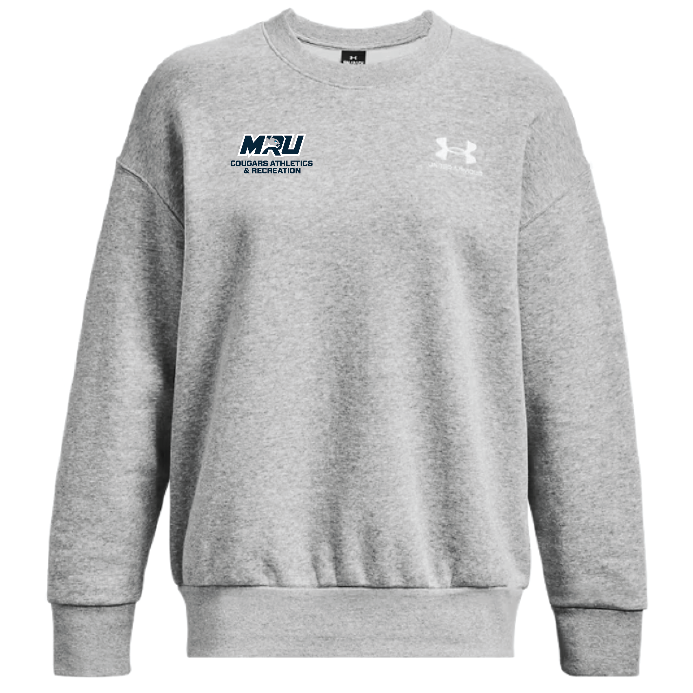 MRURec - UA Women's Icon Fleece Oversized Crew - 1379475-012