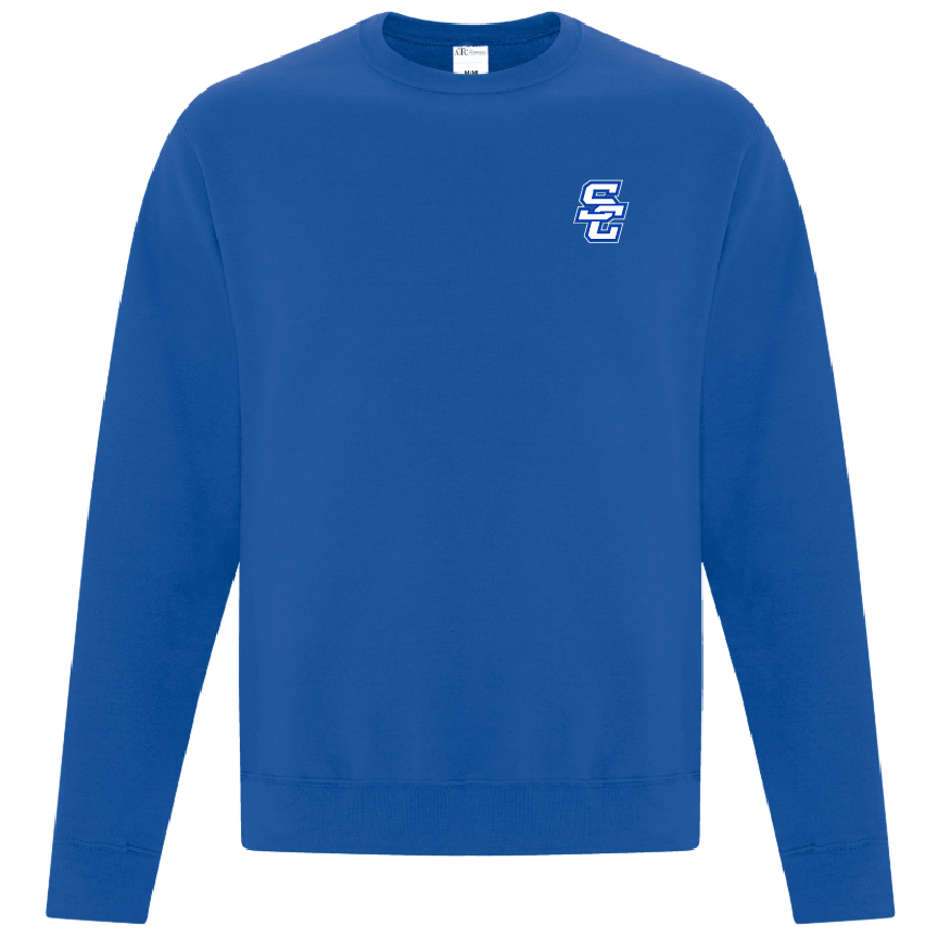 SoCal - ATC Adult Fleece Crewneck Sweater - ATCF2400/Royal (SC Logo)