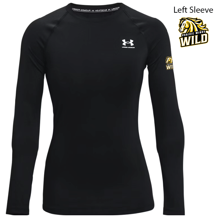 PWBB - UA Women's HeatGear Compression LS - 1365459-001
