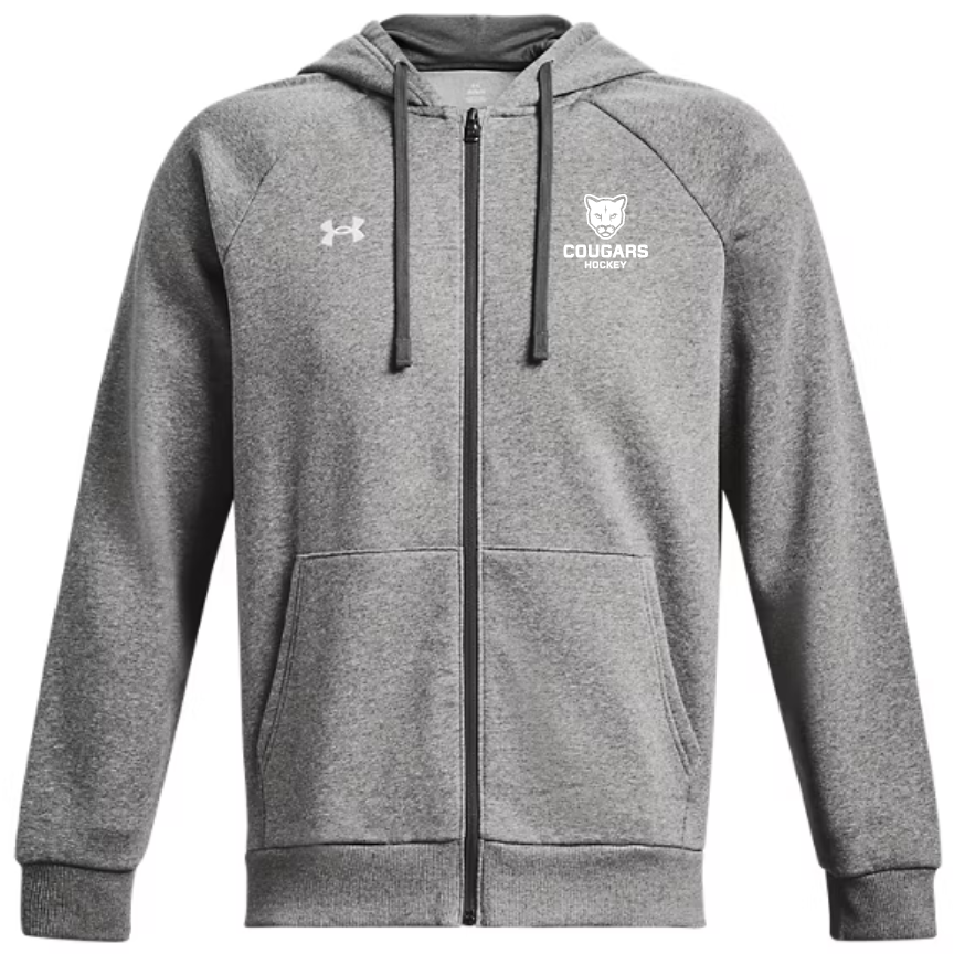MRUWH - UA Men's Rival Fleece Full Zip Hoodie - 1379767-025
