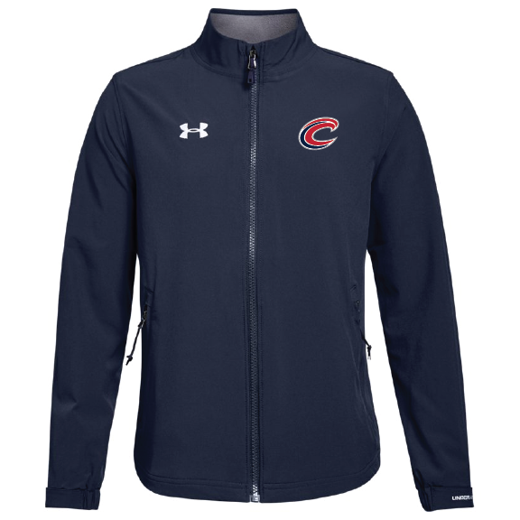 Cyclones - UA Youth Hockey Warm Up Jacket - 1317212-410