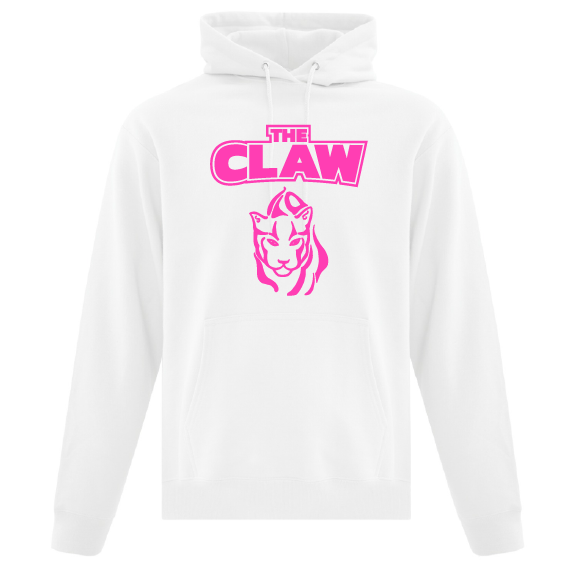 Claw - ATC Adult Everyday Fleece Hoodie - ATCF2500/White (Pink)