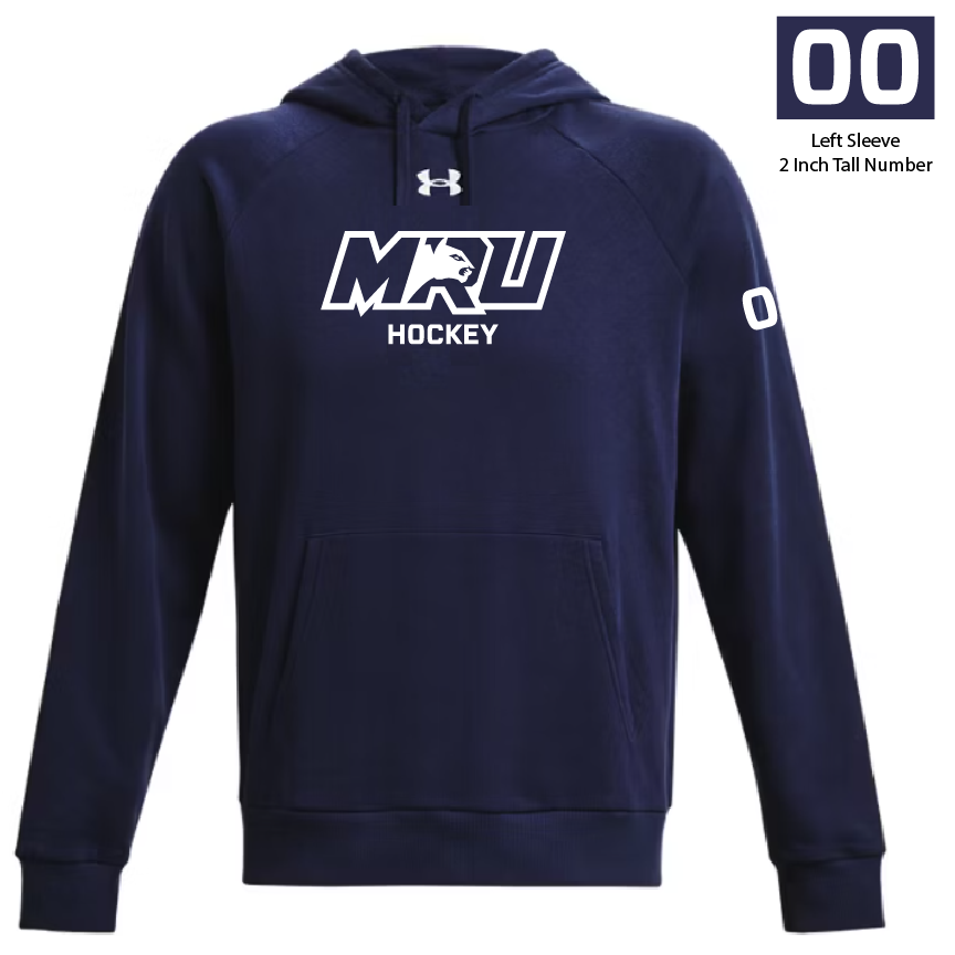 MRUWH - UA Men's Rival Fleece Hoodie - 1379757-410 (Number)