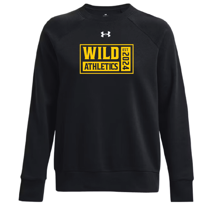 PWBB - UA Women's Rival Fleece Crew - 1379508-001 (Wild Athletics)
