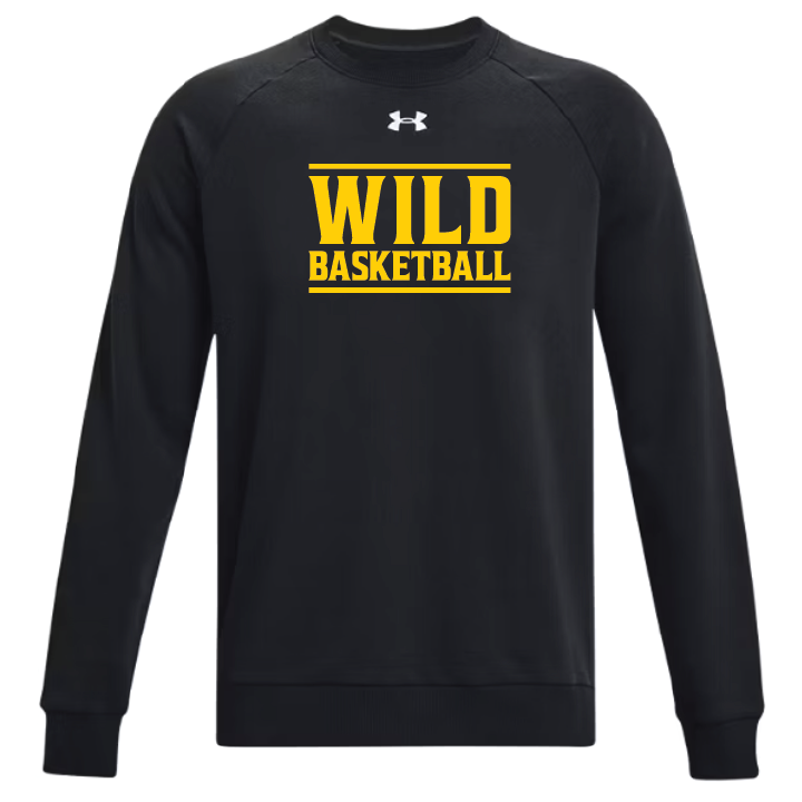 PWBB - UA Men's Rival Fleece Crew - 1379755-001 (Wild Basketball)