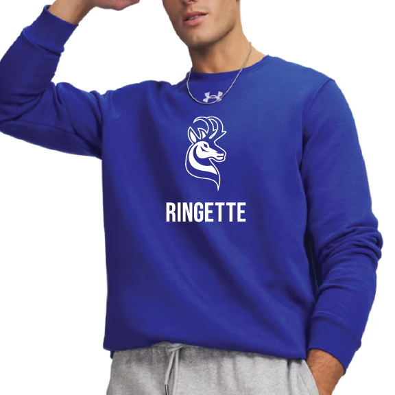 UofL Ringette - UA Men's Icon Fleece Crew - 6014160-400