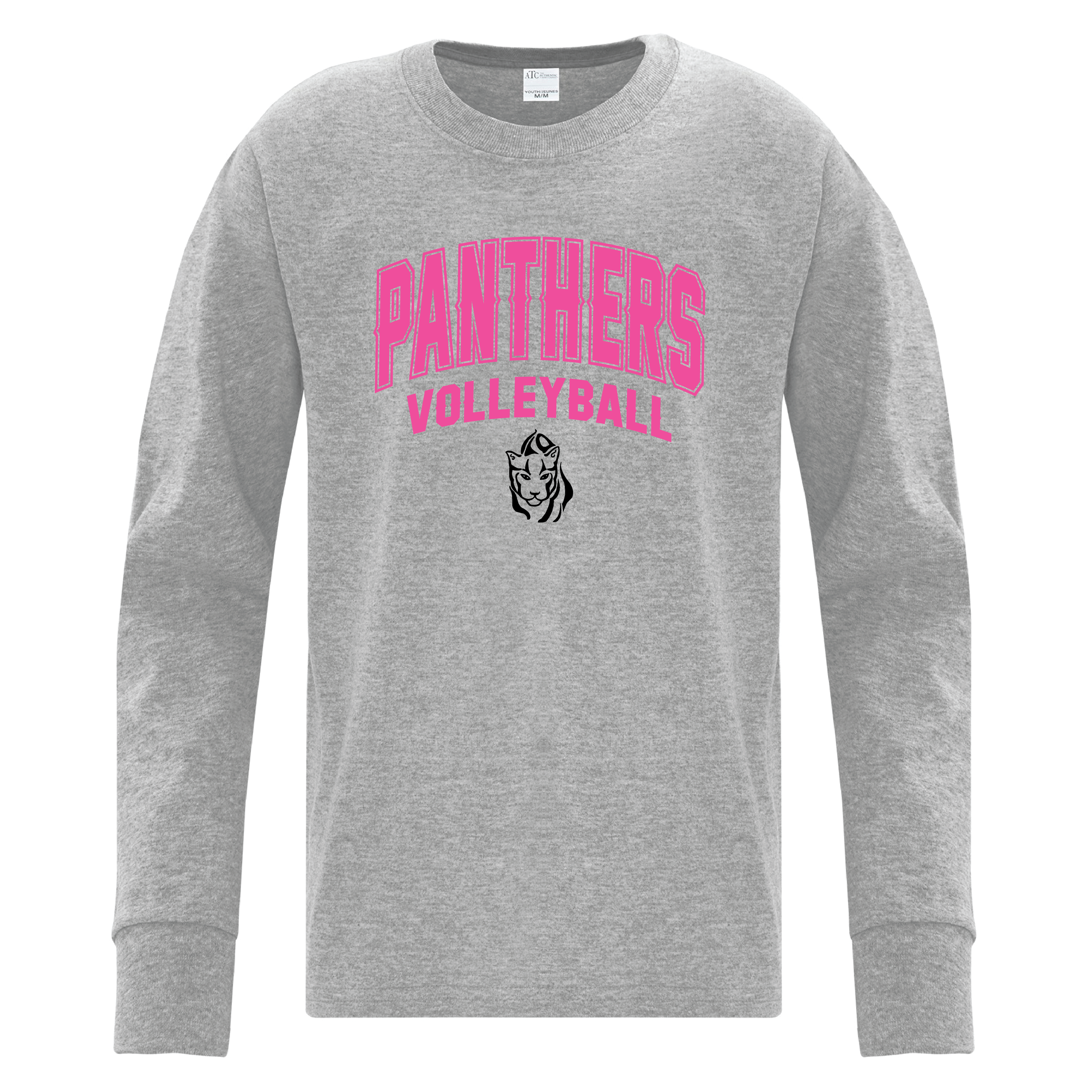 PV - ATC Youth Cotton LS - ATC1015Y/Athletic Heather