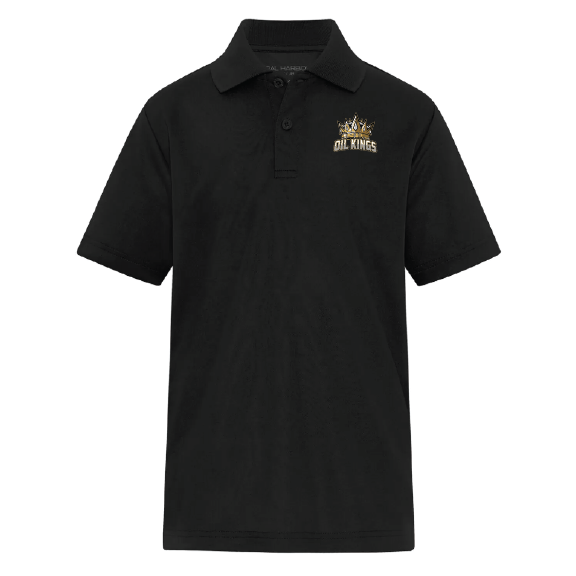 Taber - Coal Harbour Youth Snag Resistant Polo - Y365/Black