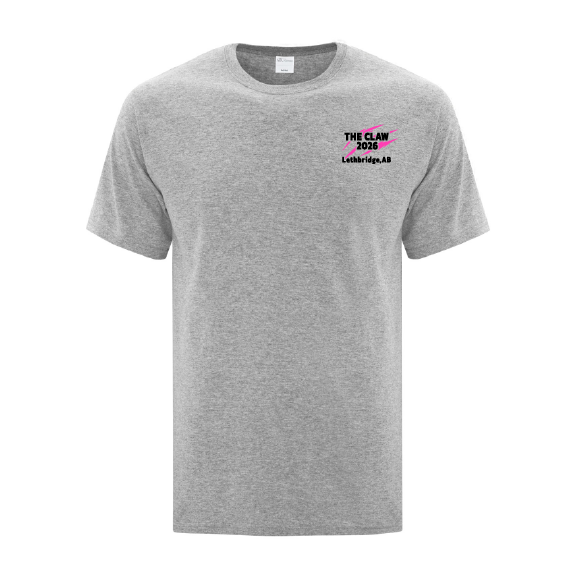 Claw - ATC Adult Everyday Cotton Tee - ATC1000/Athletic Heather (Front/Back)