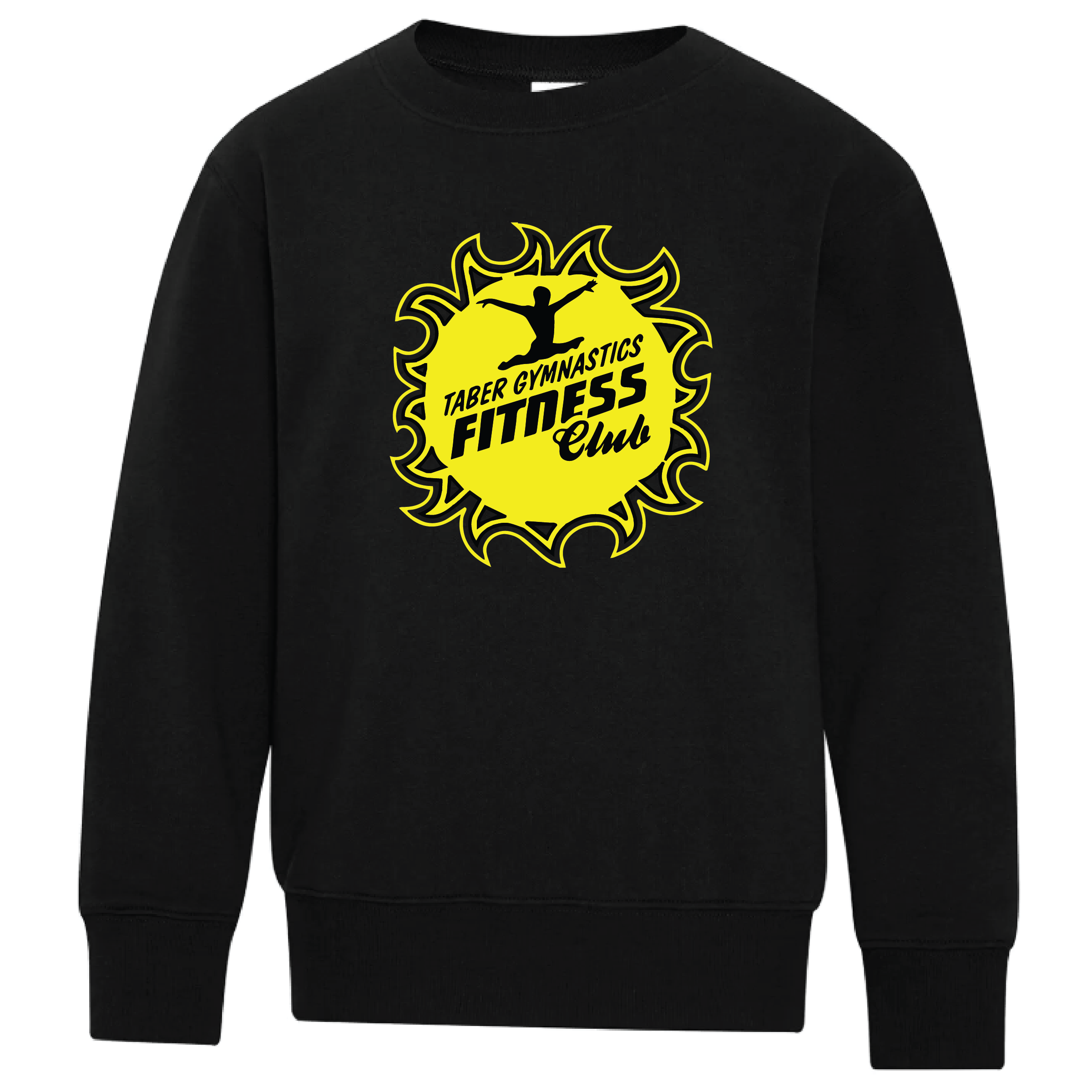 Gymnastics - ATC Youth Fleece Crew Sweater - ATCY2400/Black