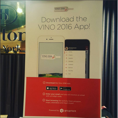 DEDICATED EVENT MOBILE APP FOR VINO 2016