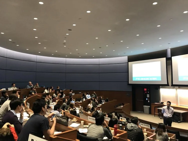 THE TECH CLUB HOSTS EVENTS FOCUSED ON CAREER DEVELOPMENT — HERE, THE GROUP CONVENES FOR A PRODUCT MANAGEMENT CASE INTERVIEW WORKSHOP