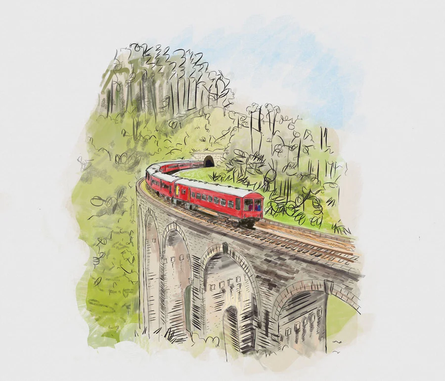 Above: Nine Arches Bridge (as seen in our new Cocotails menu )