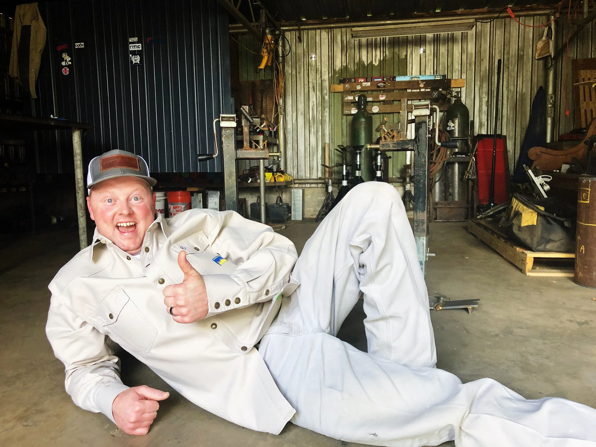 KHAKI CLOTHES, WELDING CAPS, GATE JACKS, AND HOW TO CHARGE FOR JOBS