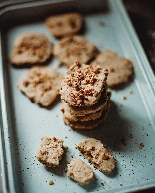 Vegan pecan cookies. Gone in seconds.
