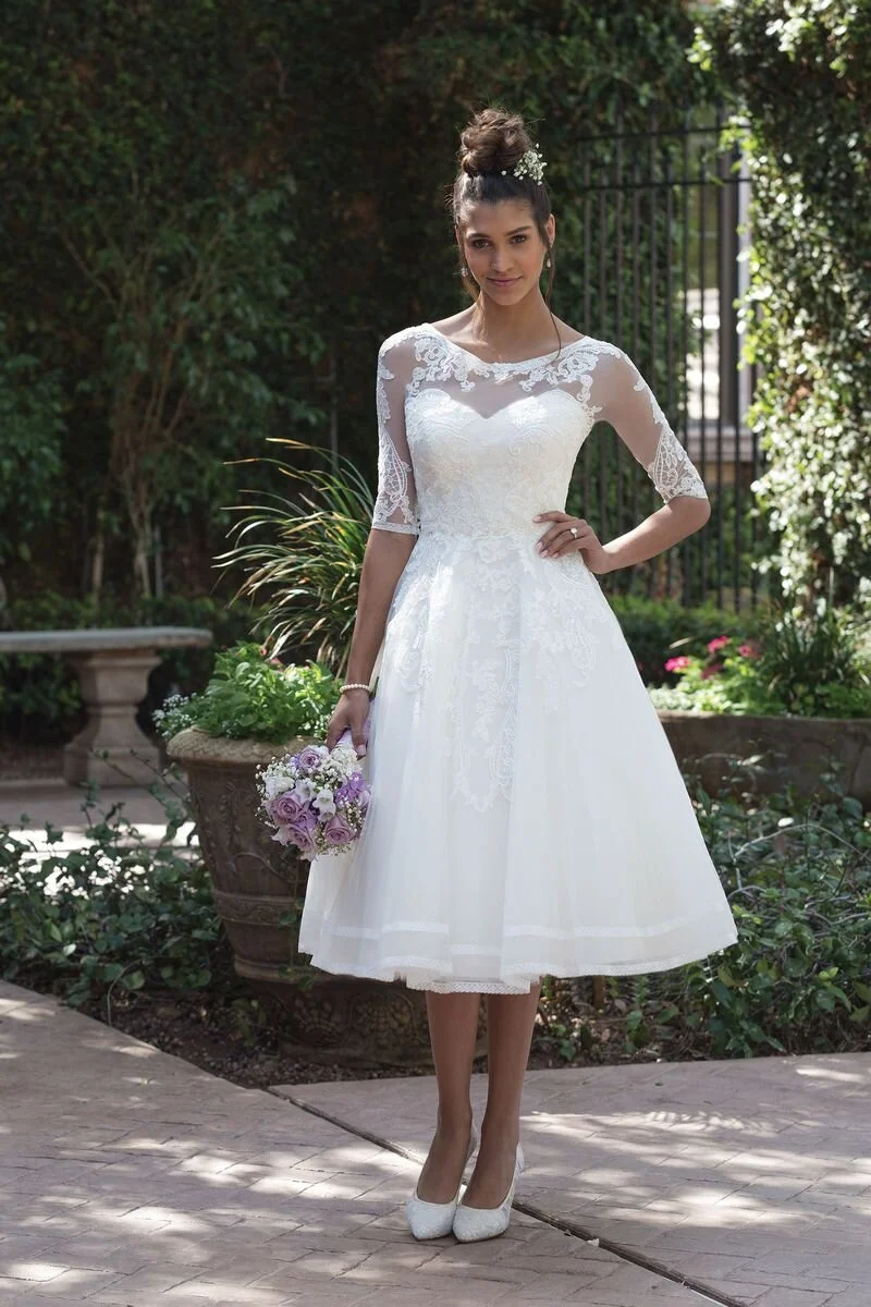 Short Wedding Dresses — Uptown Bride