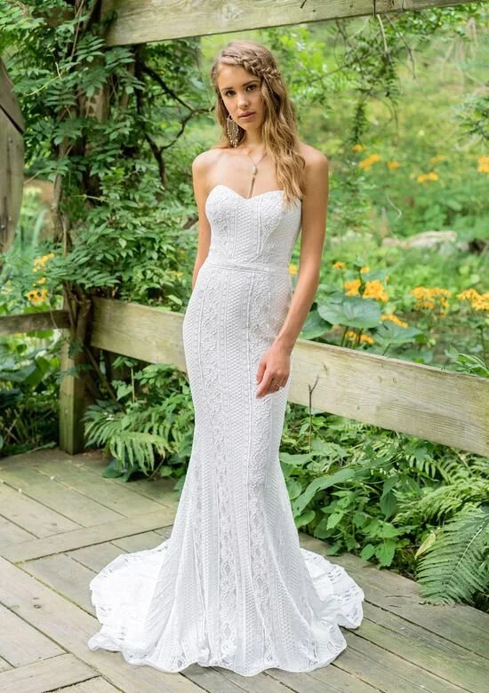 Fit and Flare Wedding Dresses  Uptown Bride