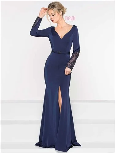 long orange formal dress Novias Bridal main image 0