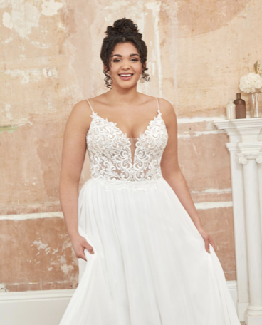 Plus size wedding dresses by Adore