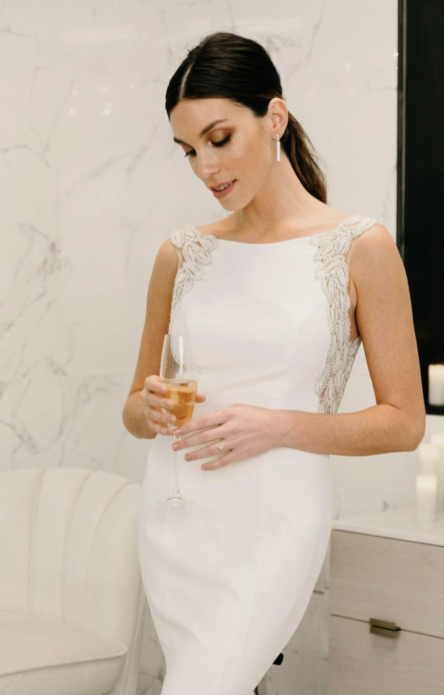 Classic bridal gowns for second marriages