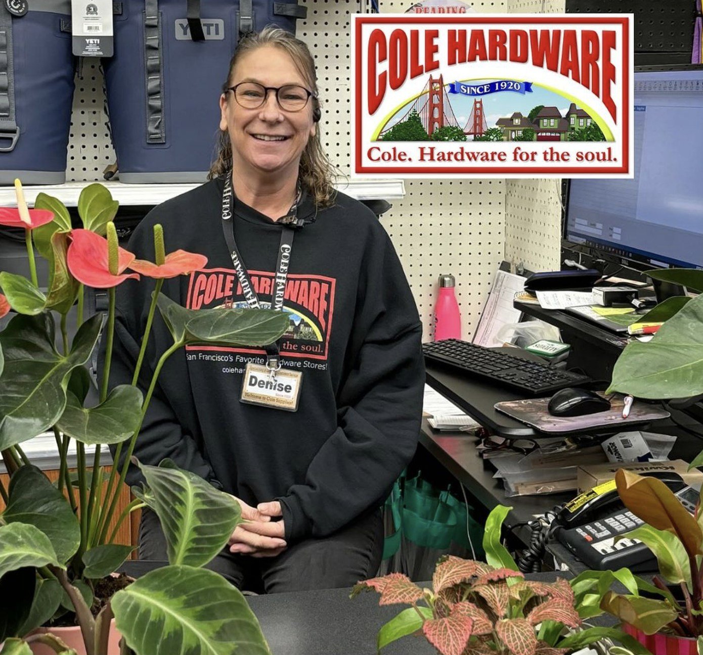 We are so fortunate to have a great, locally-owned hardware store in the neighborhood! Next time you need some cleaning supplies, plants, dog toys, gardening tools, grills, light bulbs, hand tools, or whatever home improvement project you've been put