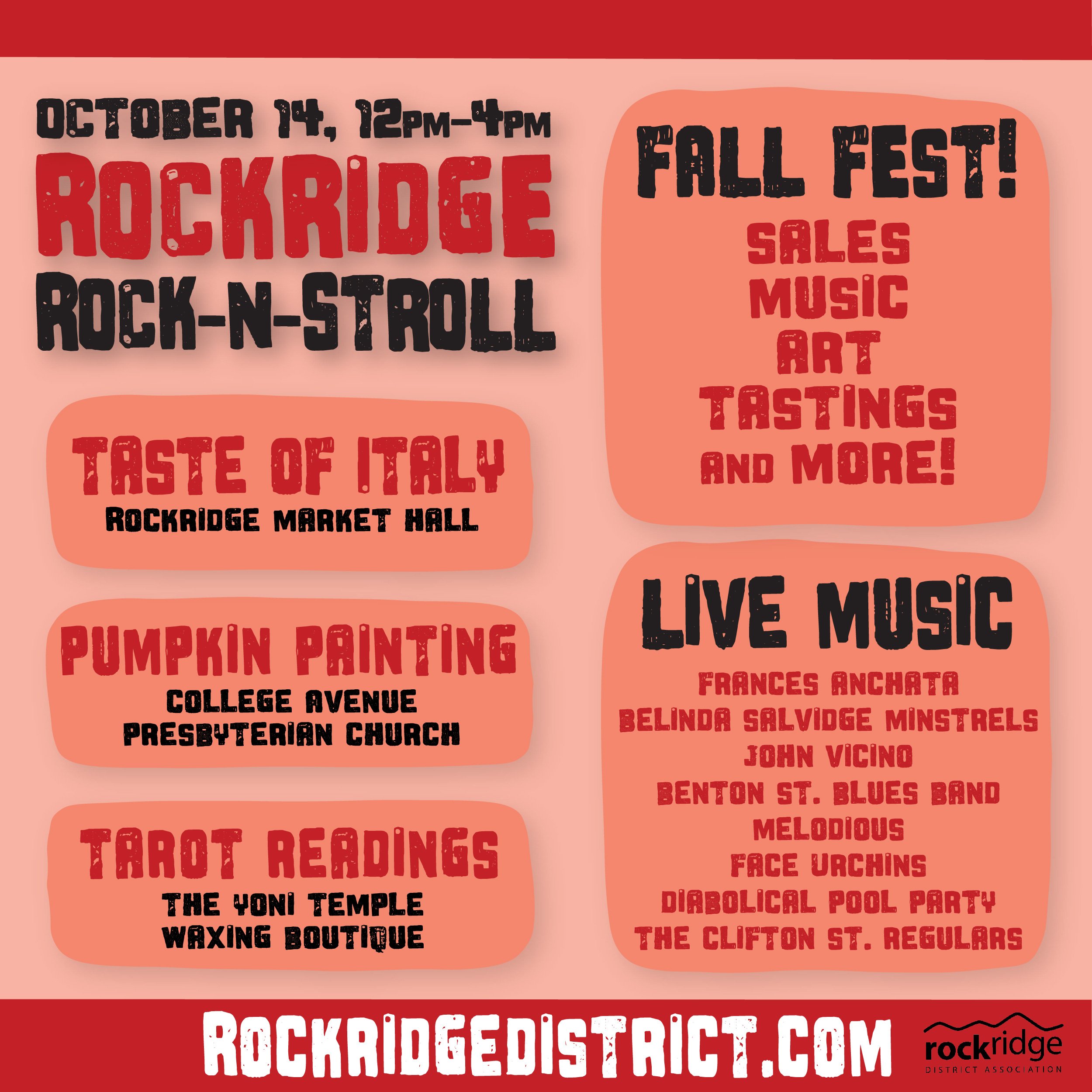 Rockridge District Association — Rock-N-Stroll