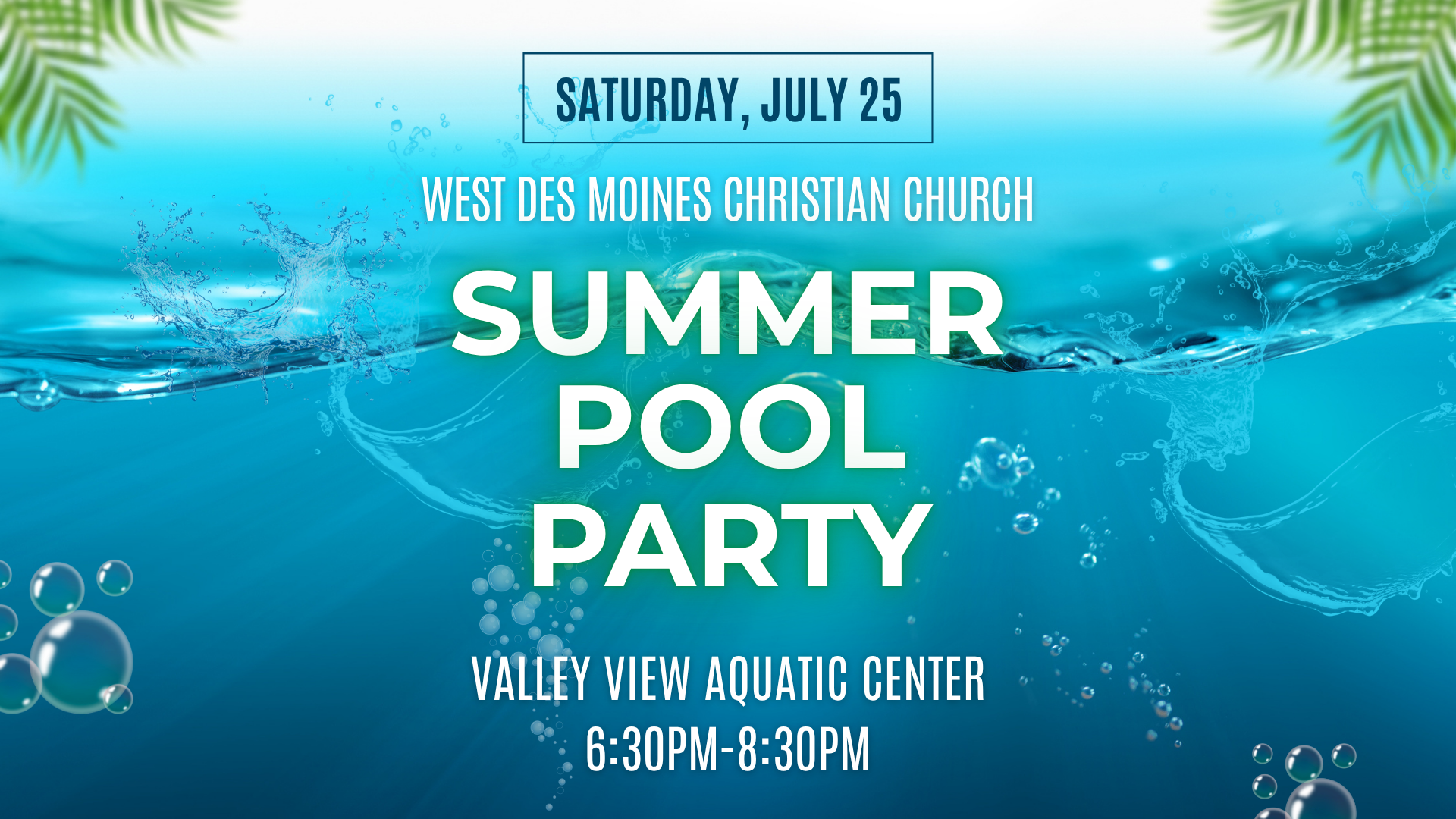 Church Pool Party