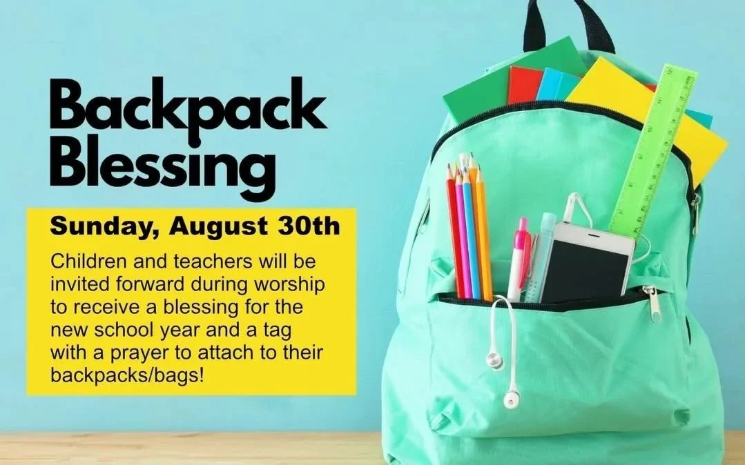 Blessing of the Backpacks