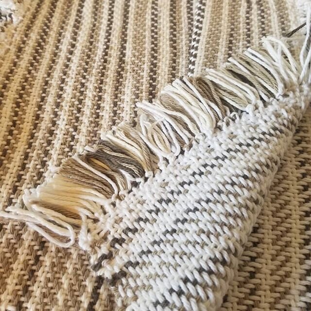 Good outcomes with #weaving #twill on the #handloom