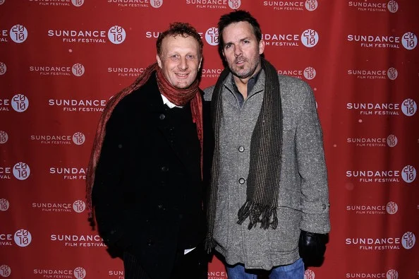 Mollura with Iron Lions director Michael Nash at Sundance Film Festival