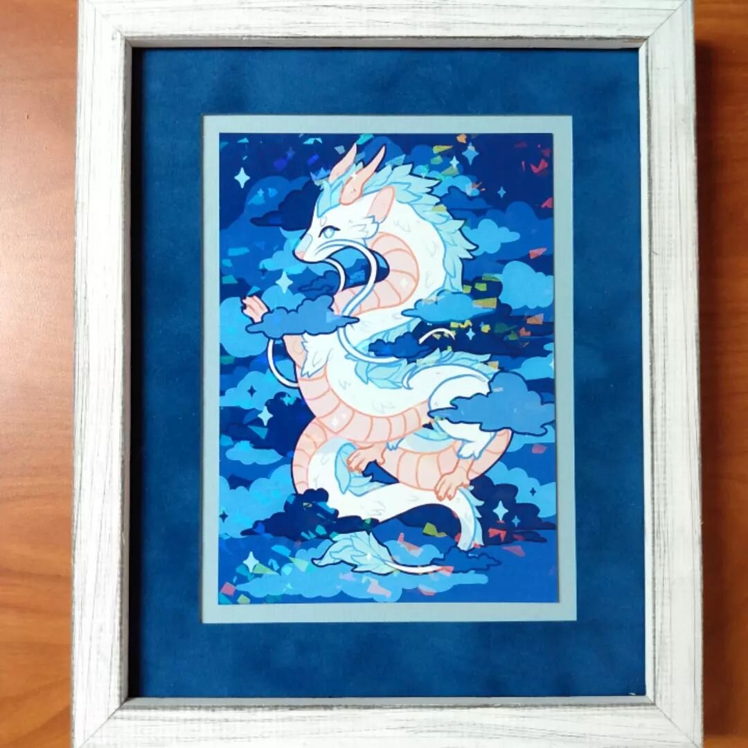 This is an example of using a ReadyMade and two stock mats, instead of custom ordering all of your framing materials. This person brought in a 5 x 7&quot; print, and chose an 8 x 10&quot; frame to put it in, and asked for two mats to be used to fill 