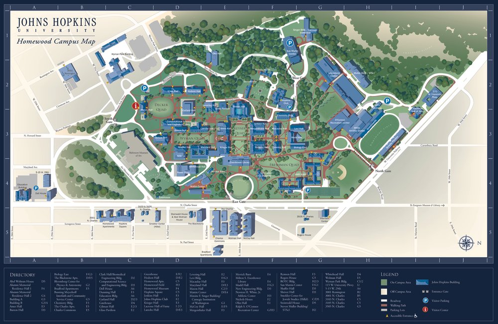 Johns Hopkins University Campus Map Johns Hopkins University — Roll Barresi & Associates