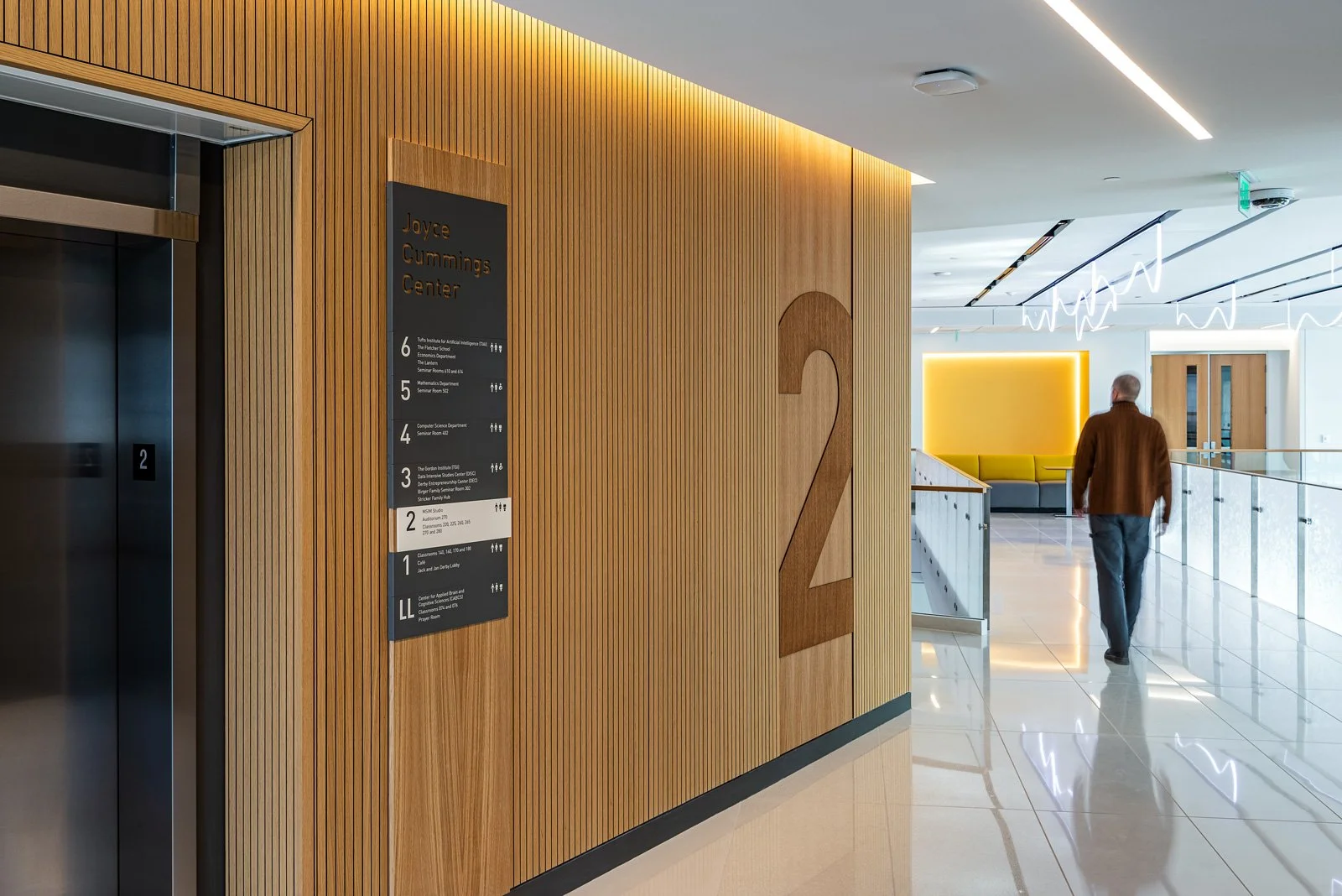   Joyce Cummings Center  /&nbsp;&nbsp; Graphics that identify, orient, inform, interpret, and inspire  